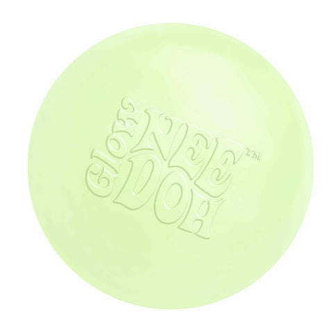Nee Doh Glow In The Dark 2.5 Inch Squish Ball Fidget Toy - Owl & Goose Gifts