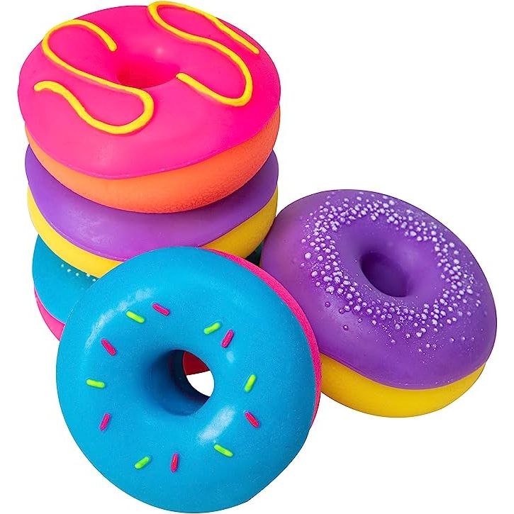 Nee Doh Donut 3 Inch Squish Ball Fidget Toy - Owl & Goose Gifts