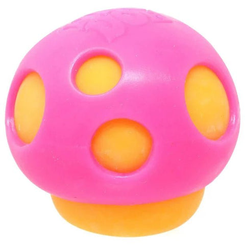 Nee Doh Groovy Shroom 2.5 Inch Squish Ball Fidget Toy - Owl & Goose Gifts