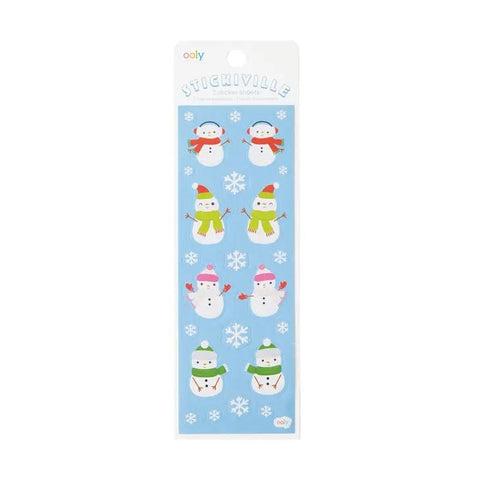 Ooly Stickiville Snow Friends Sticker Sheet - Owl & Goose Gifts