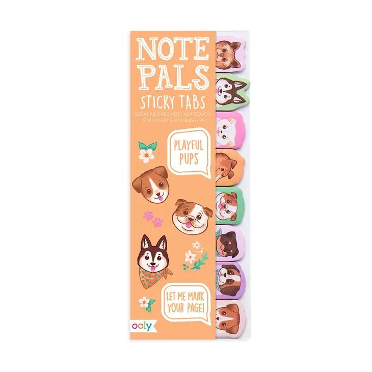 Ooly Note Pals Sticky Tabs - Playful Pups - Owl & Goose Gifts
