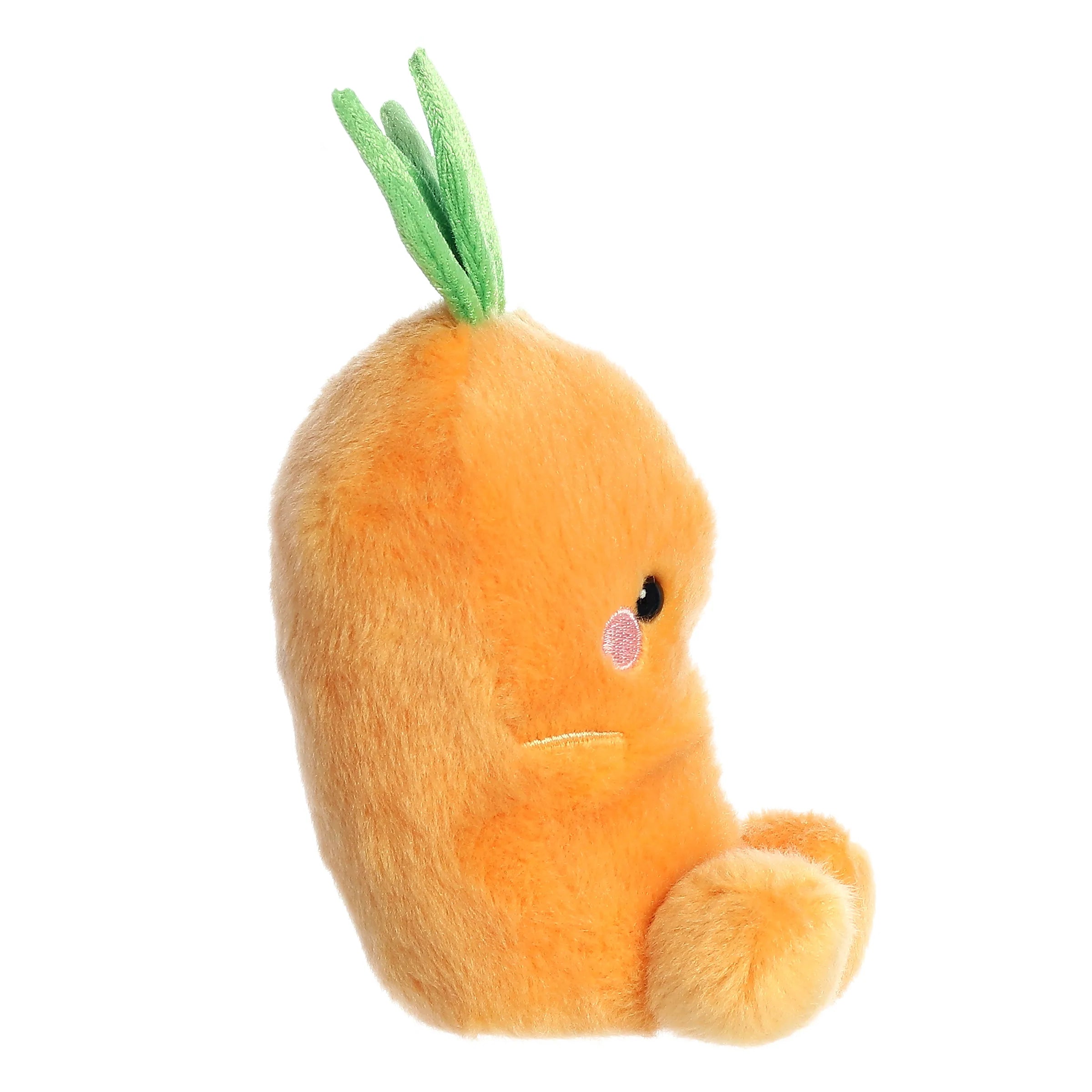 Palm Pals 5 Inch Cheerful Carrot Easter Plush Toy - Owl & Goose Gifts