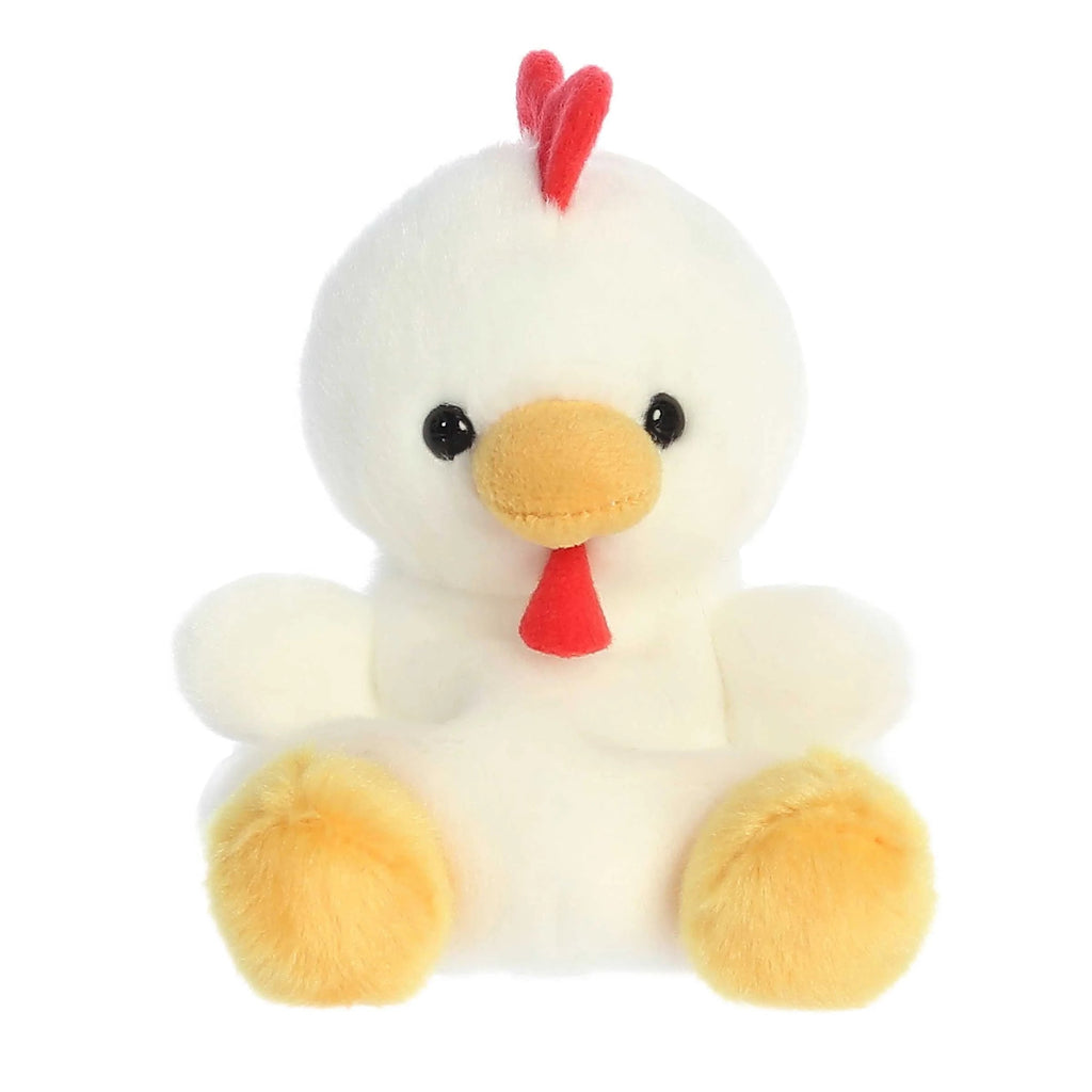 Palm Pals 5 Inch Cooper the Chicken Plush Toy - Owl & Goose Gifts