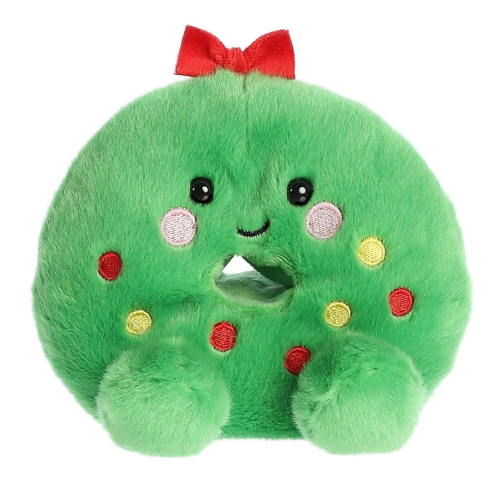 Palm Pals 5 Inch Dot the Wreath Christmas Plush Toy - Owl & Goose Gifts