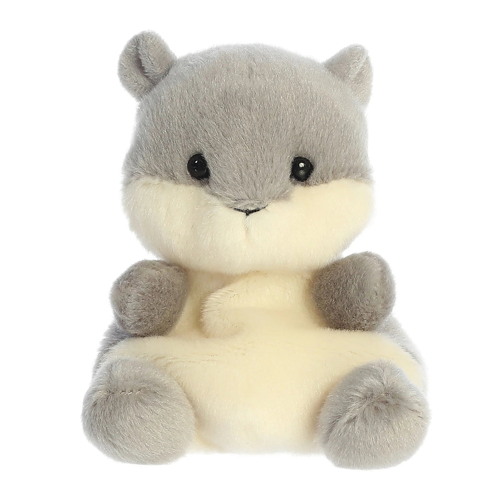 Palm Pals 5 Inch Gus the Grey Squirrel Plush Toy - Owl & Goose Gifts