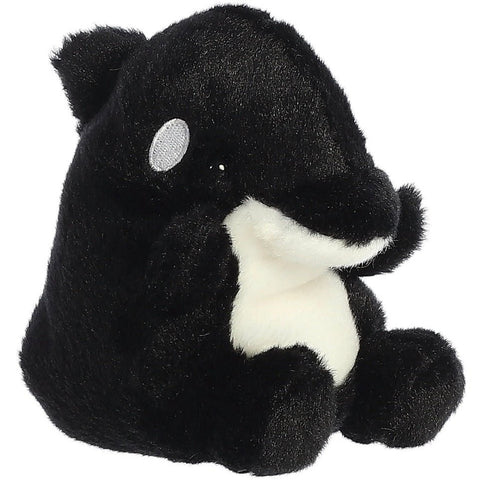Palm Pals 5 Inch Juneau the Orca Whale Plush Toy - Owl & Goose Gifts