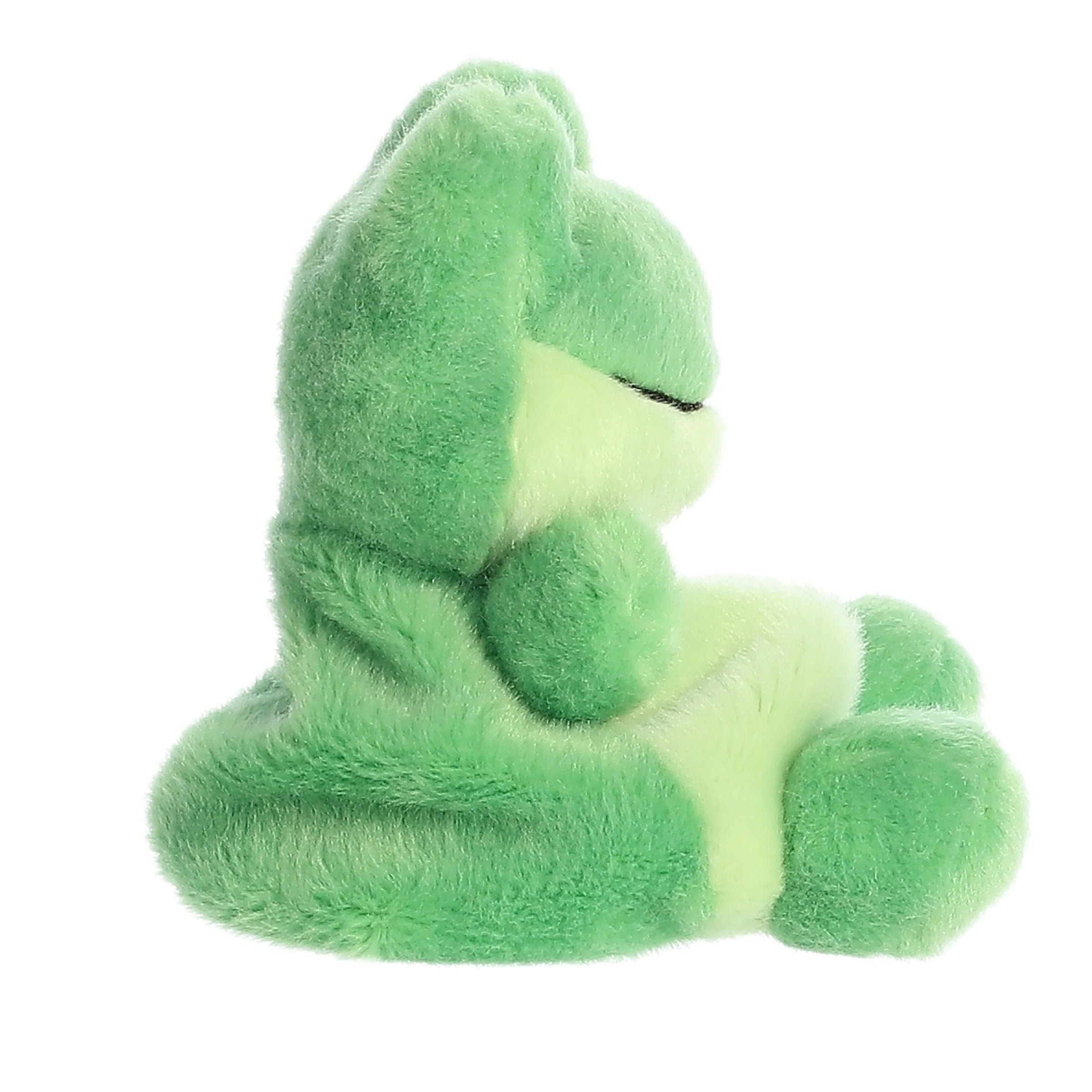 Palm Pals 5 Inch Ribbits the Frog Plush Toy - Owl & Goose Gifts