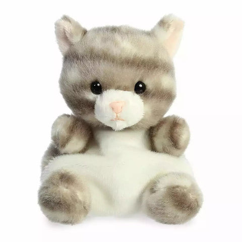 Palm Pals 5 Inch Silver the Kitty Plush Toy - Owl & Goose Gifts