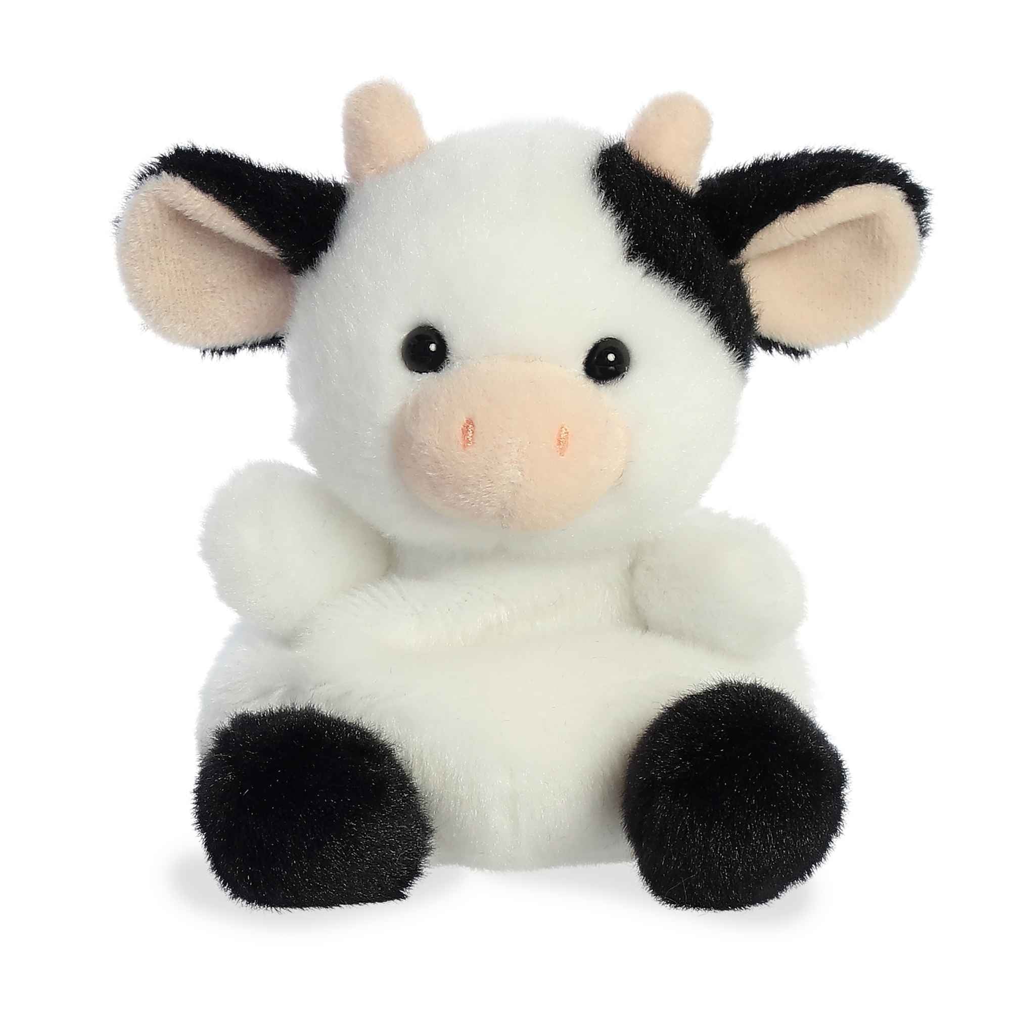 Palm Pals 5 Inch Sweetie the Cow Plush Toy - Owl & Goose Gifts