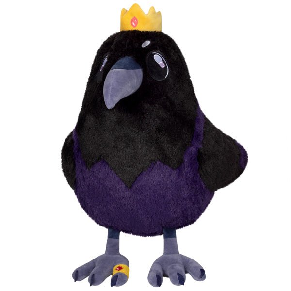 Squishable 7 Inch Mini King Raven Plush Toy - Owl & Goose Gifts