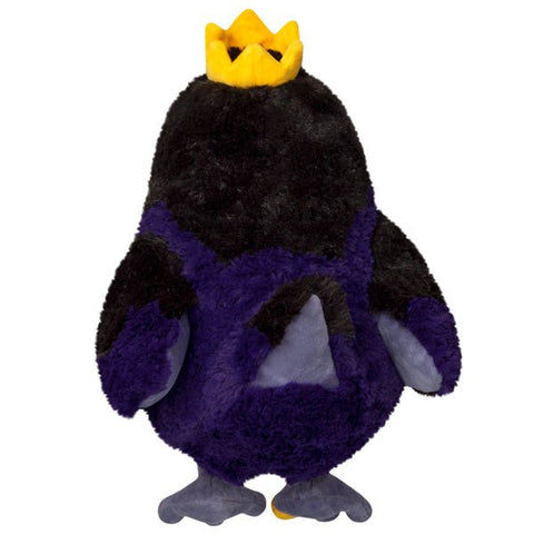 Squishable 7 Inch Mini King Raven Plush Toy - Owl & Goose Gifts