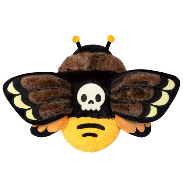 Squishable 7 Inch Mini Death's-Head Hawkmoth Plush Toy - Owl & Goose Gifts