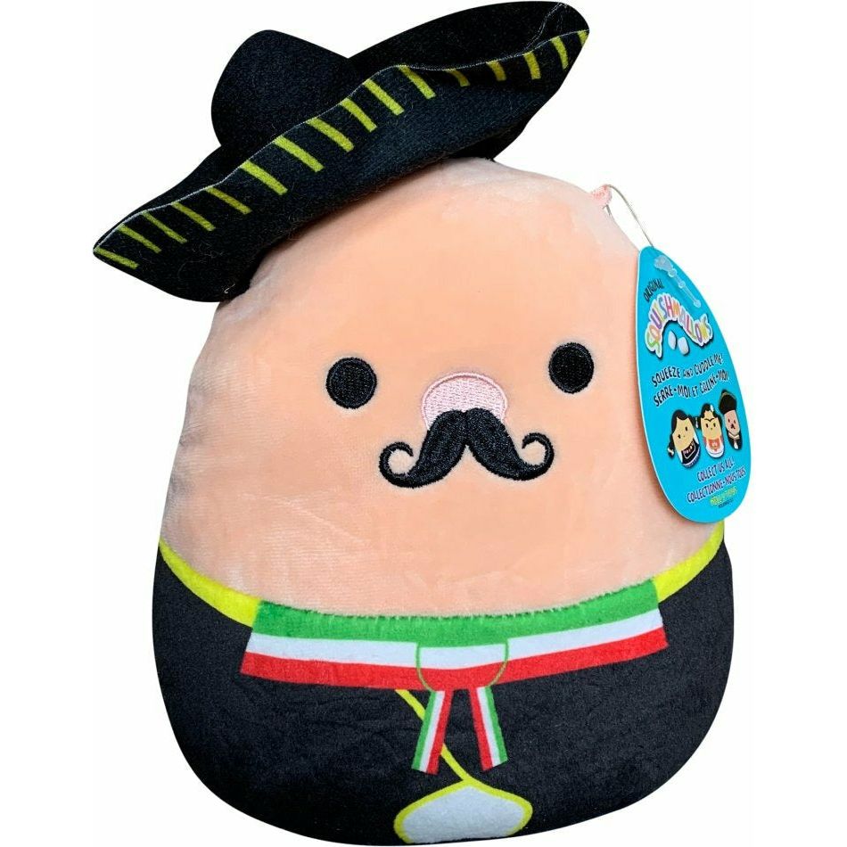 Squishmallow 7 Inch Istvan the Mariachi Mexico Exclusive Plush Toy - Owl & Goose Gifts