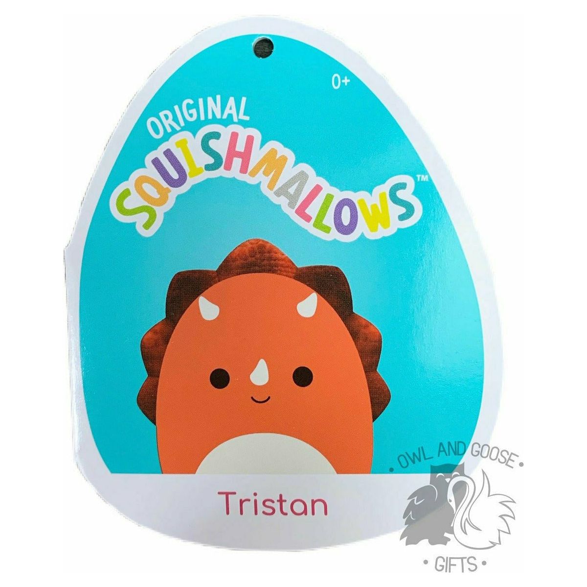Squishmallow 8 Inch Tristan the Red Plush Toy - Owl & Goose Gifts