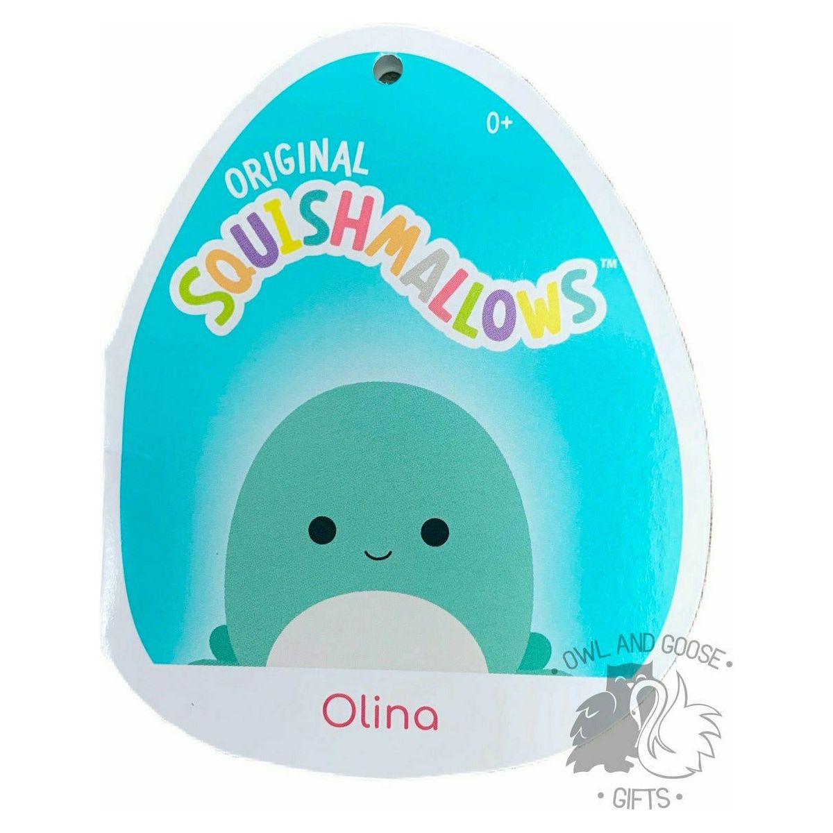 Squishmallow Aqua Octopus - Olina 8 inch - Owl & Goose Gifts