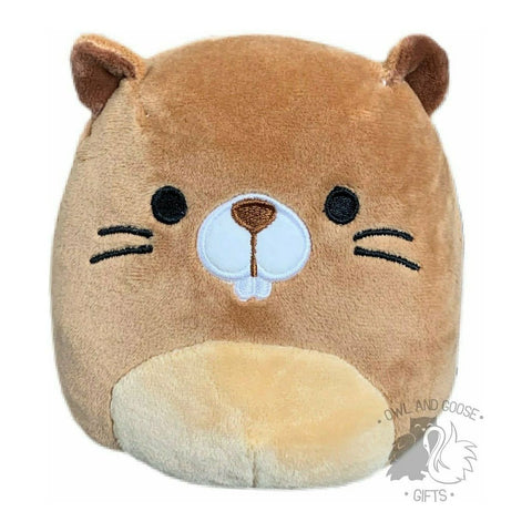Squishmallow Beaver - Chip 5 inch - Owl & Goose Gifts
