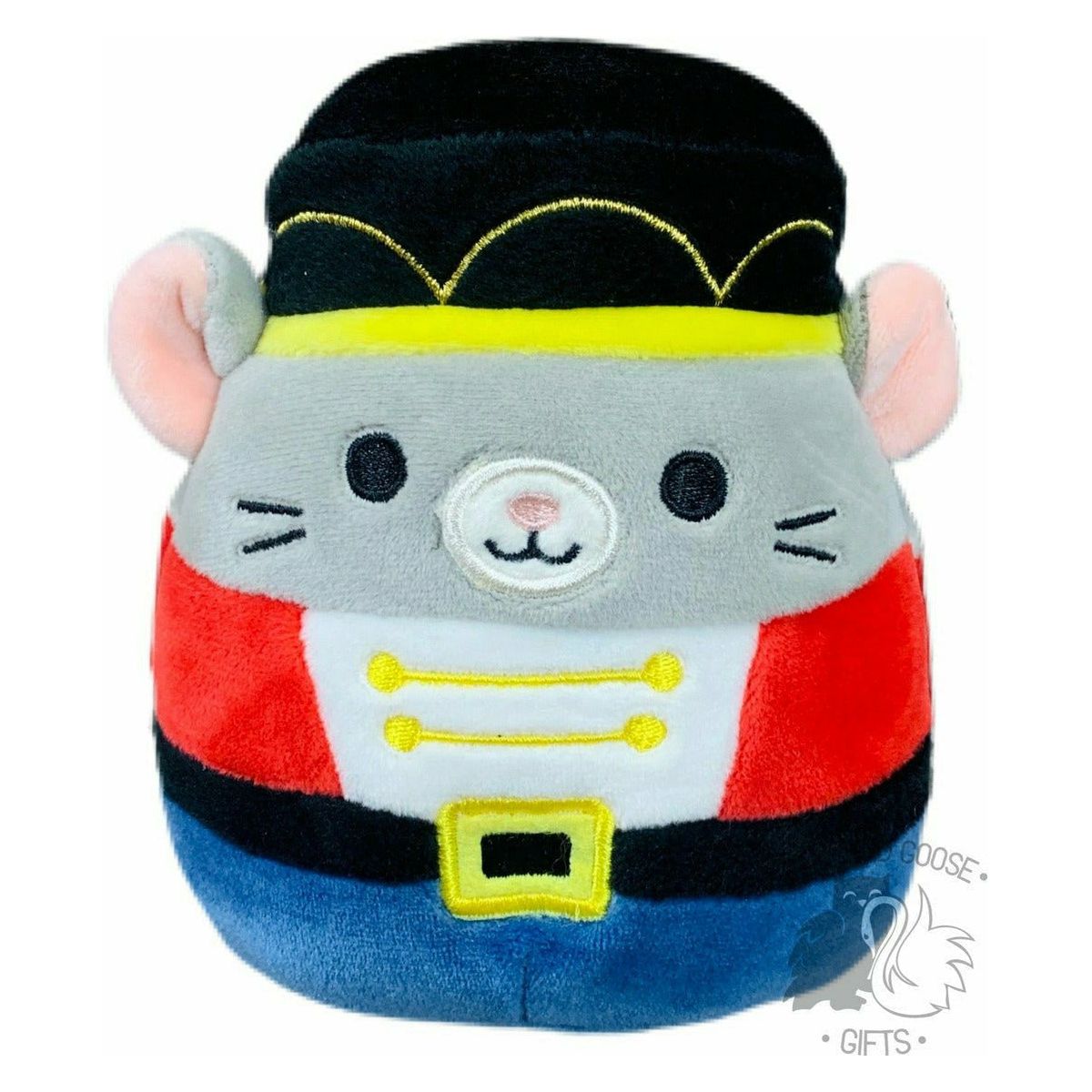 Squishmallow Christmas Mouse Nutcracker - Murray 5 inch - Owl & Goose Gifts