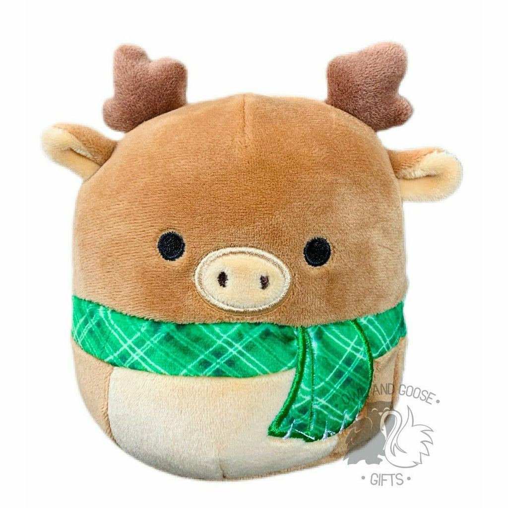 Squishmallow Christmas Reindeer - Ruby 5 inch - Owl & Goose Gifts