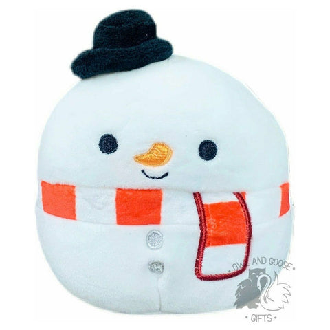Squishmallow Christmas Snowman - Manny 5 inch - Owl & Goose Gifts