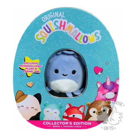 Squishmallow Collector's Tin - Stacy the Squid - Owl & Goose Gifts