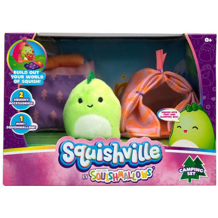 Squishmallow 2 Inch Squishville Camping Set